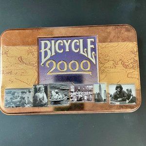 Year 2000 Bicycle Cards Millennium Tin